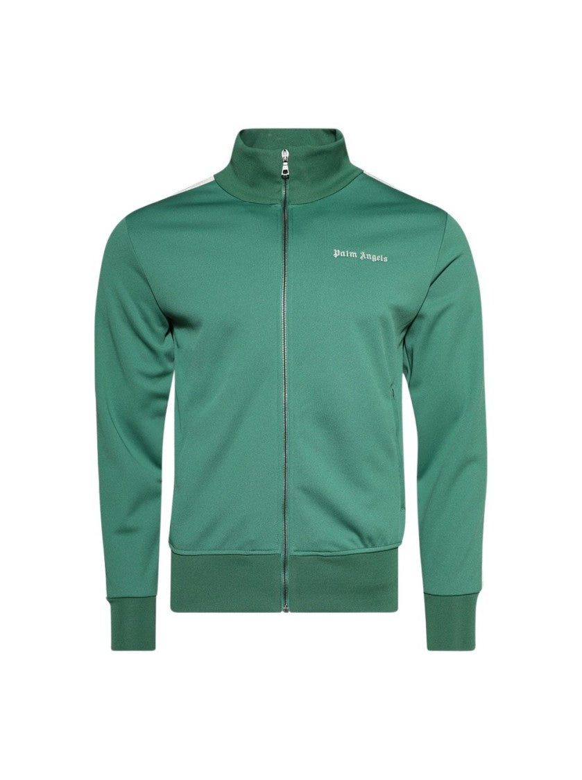 Palm Angels Classic Logo Track Jacket Forest Green