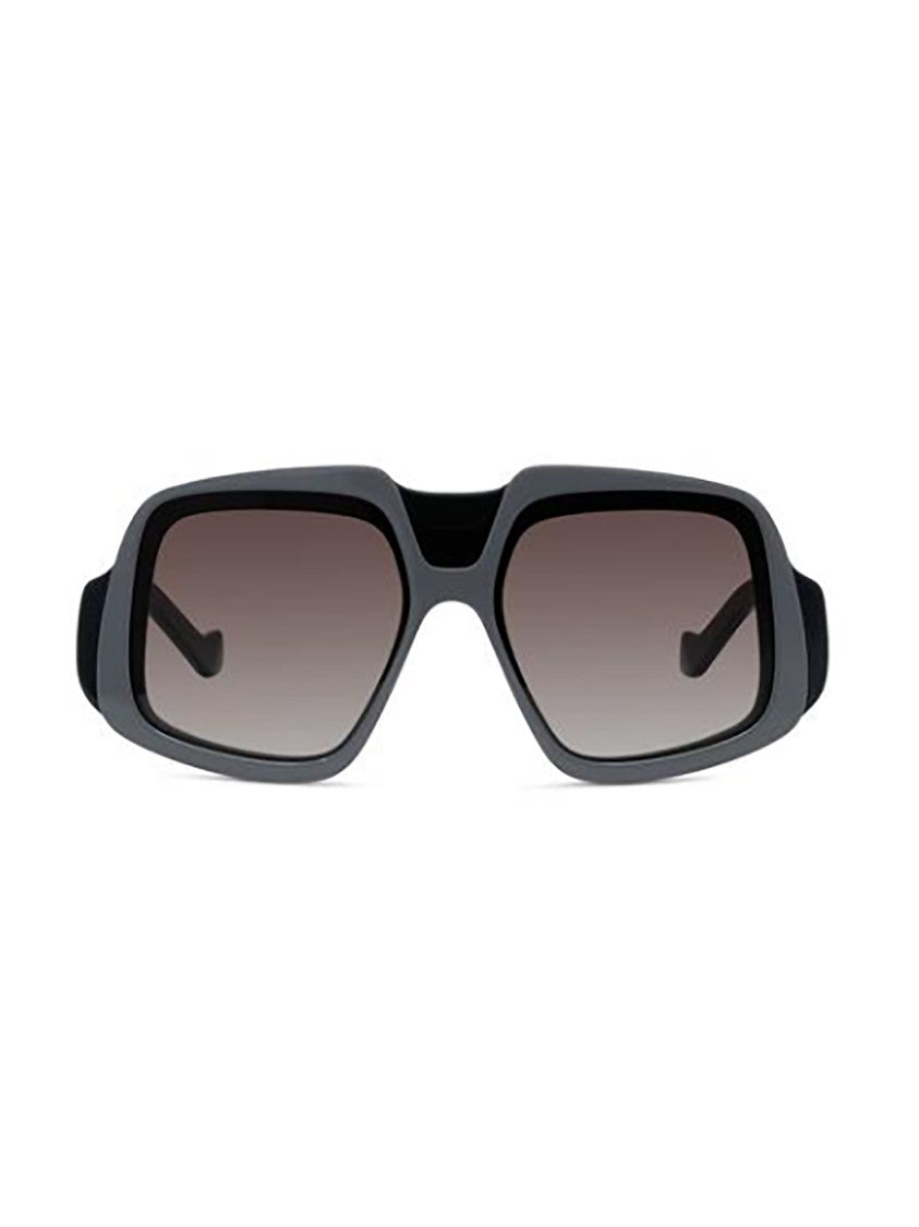 Loewe Lw40194i Bold Rectangular Acetate Sunglasses