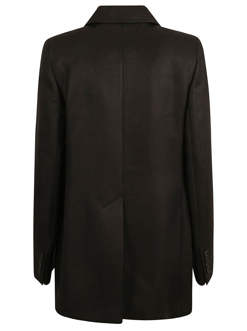 Max Mara Tailored Black Jacket With Classic Lapel