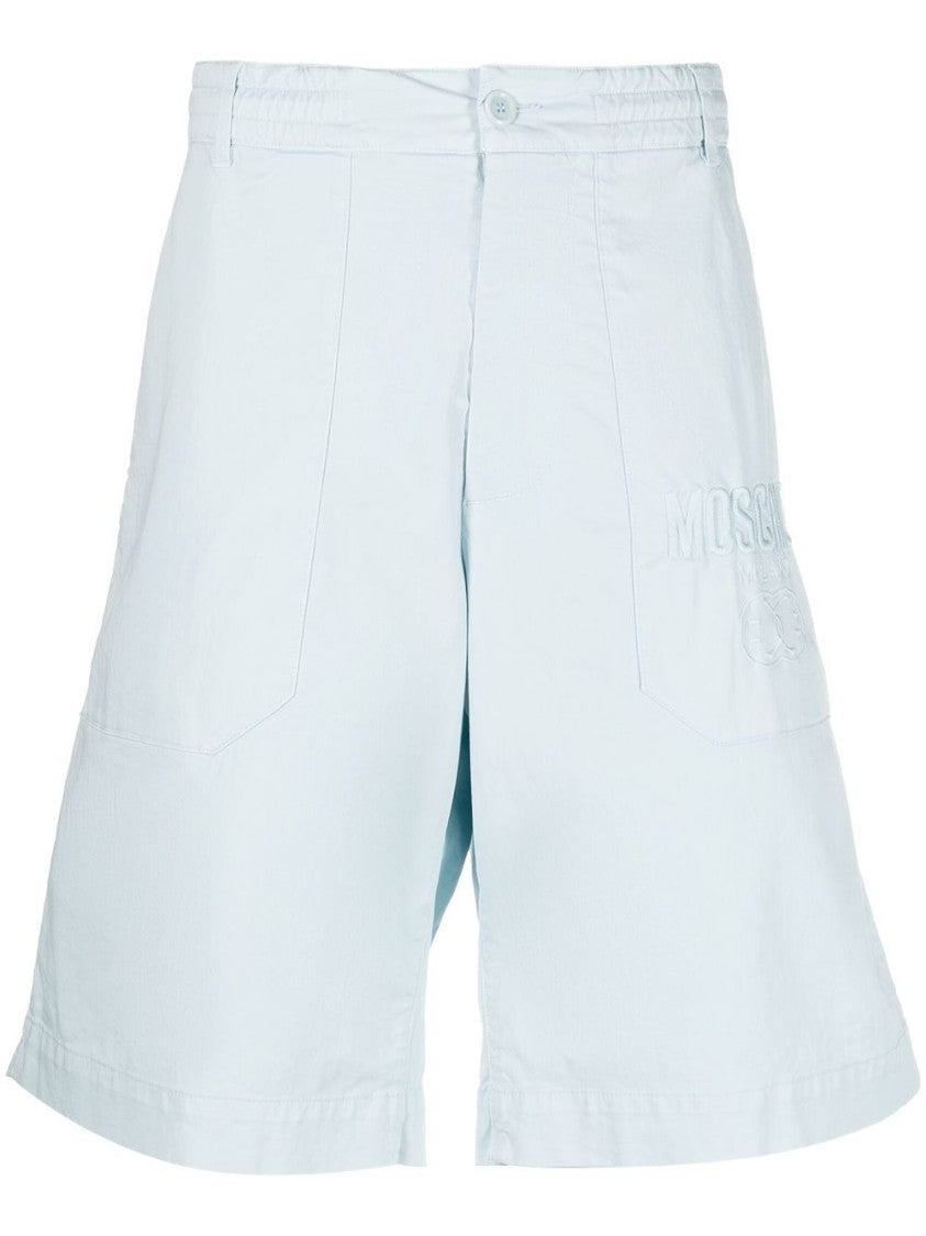 Moschino Knee-Length Stretch Cotton Shorts