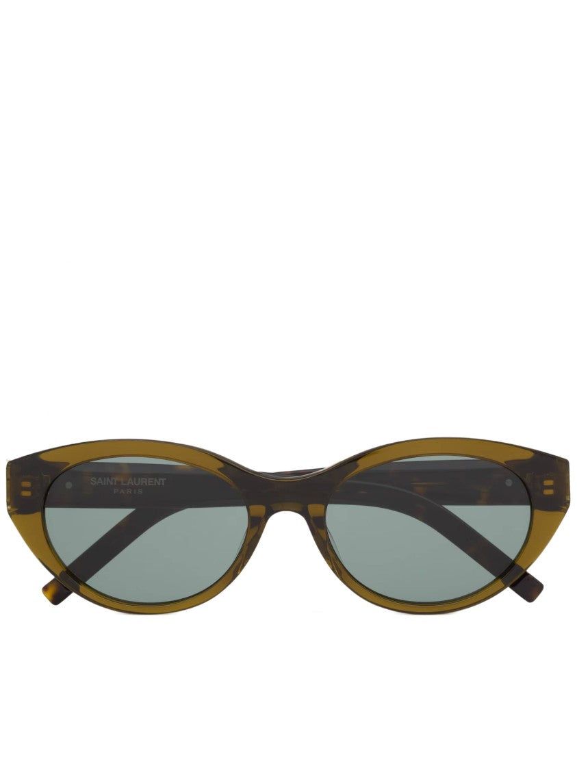 Saint Laurent M148 Tortoiseshell Cat-Eye Sunglasses