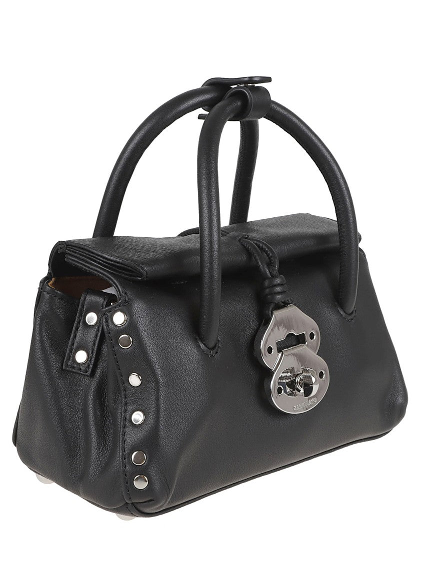 Zanellato Structured Shoulder Bag With Silver-Tone Clasp