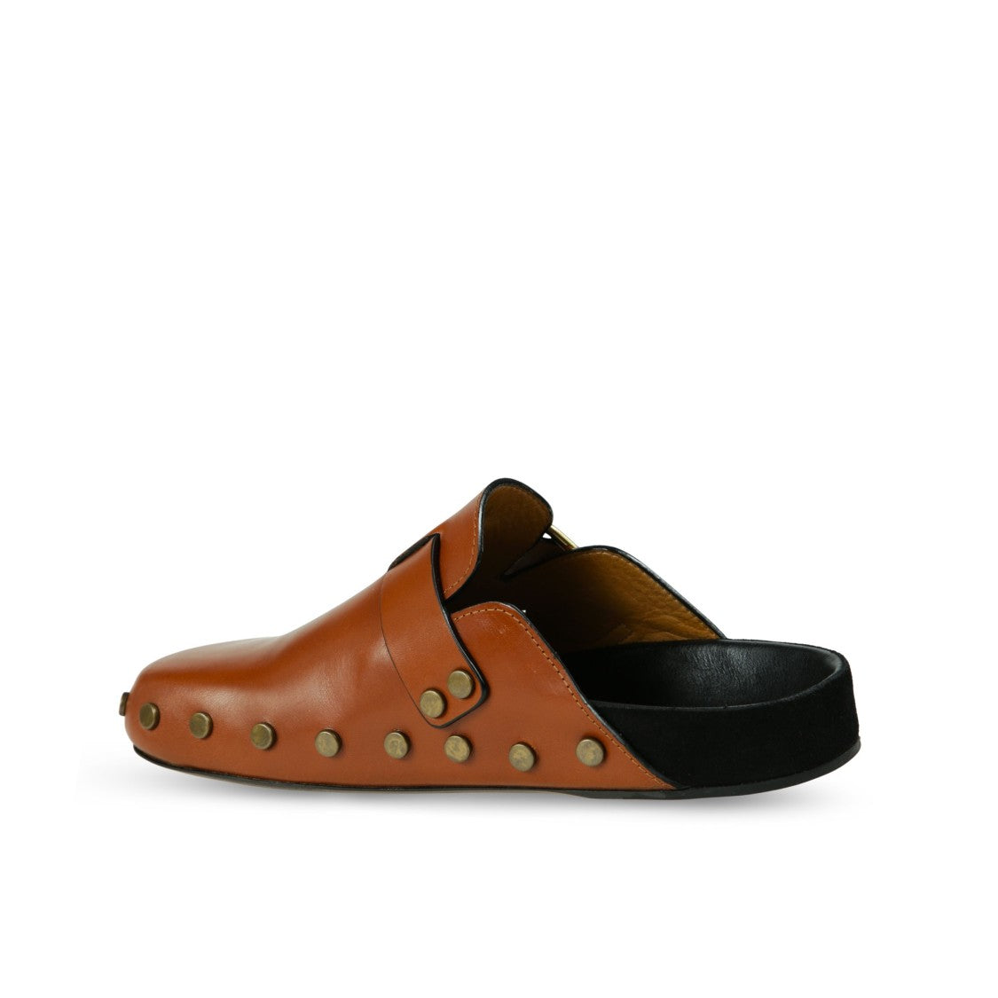 Isabel Marant Étoile Mirvin Brown Leather Slides