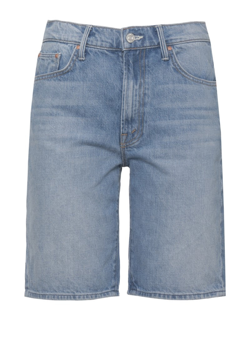 Mother Blue The Undercover Cotton Denim Shorts