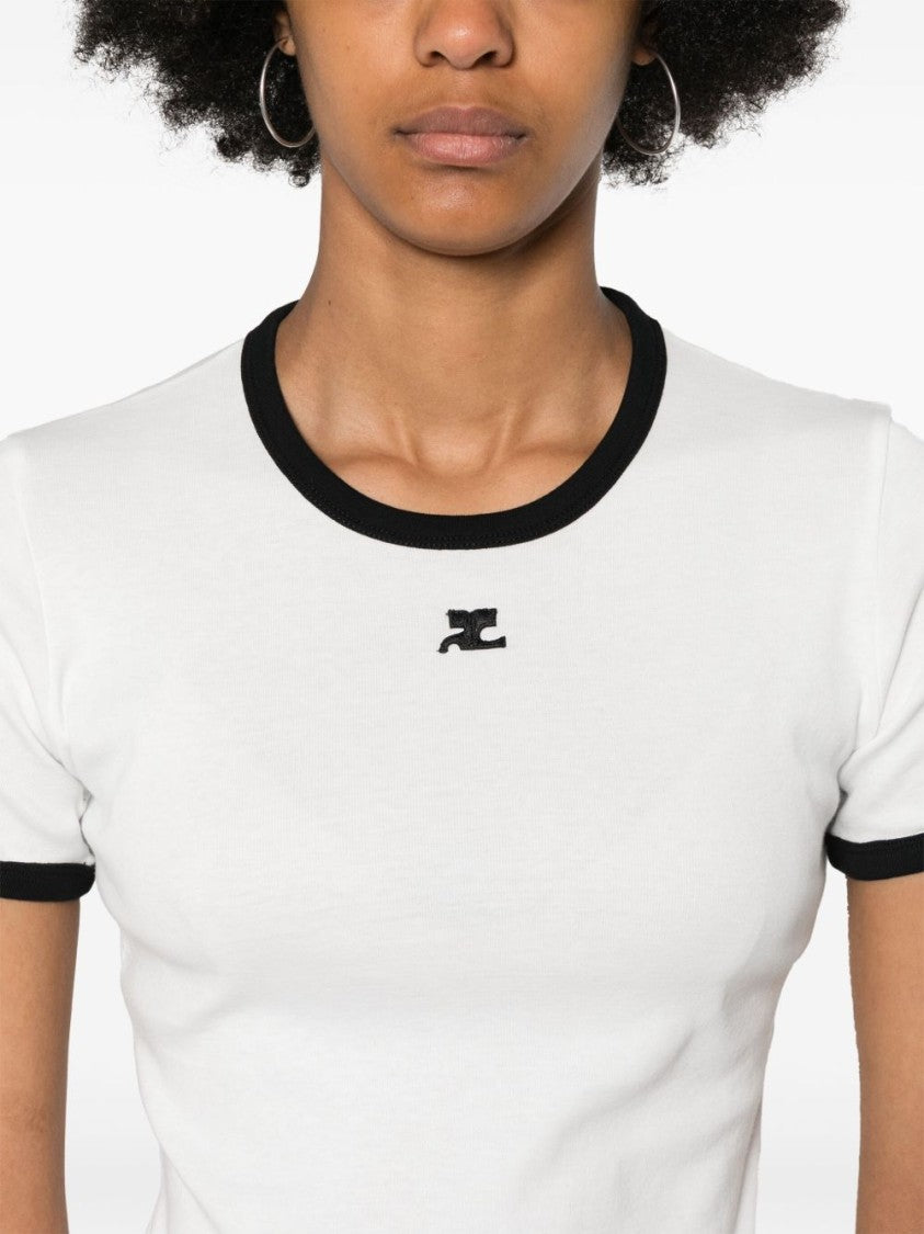 Courrèges Signature Contrast T-Shirt