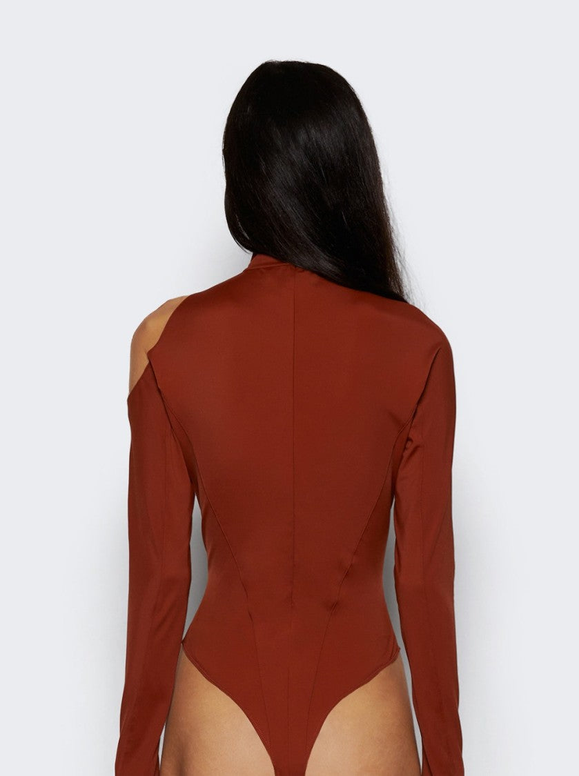 Mugler Sienna Swirly Bodysuit