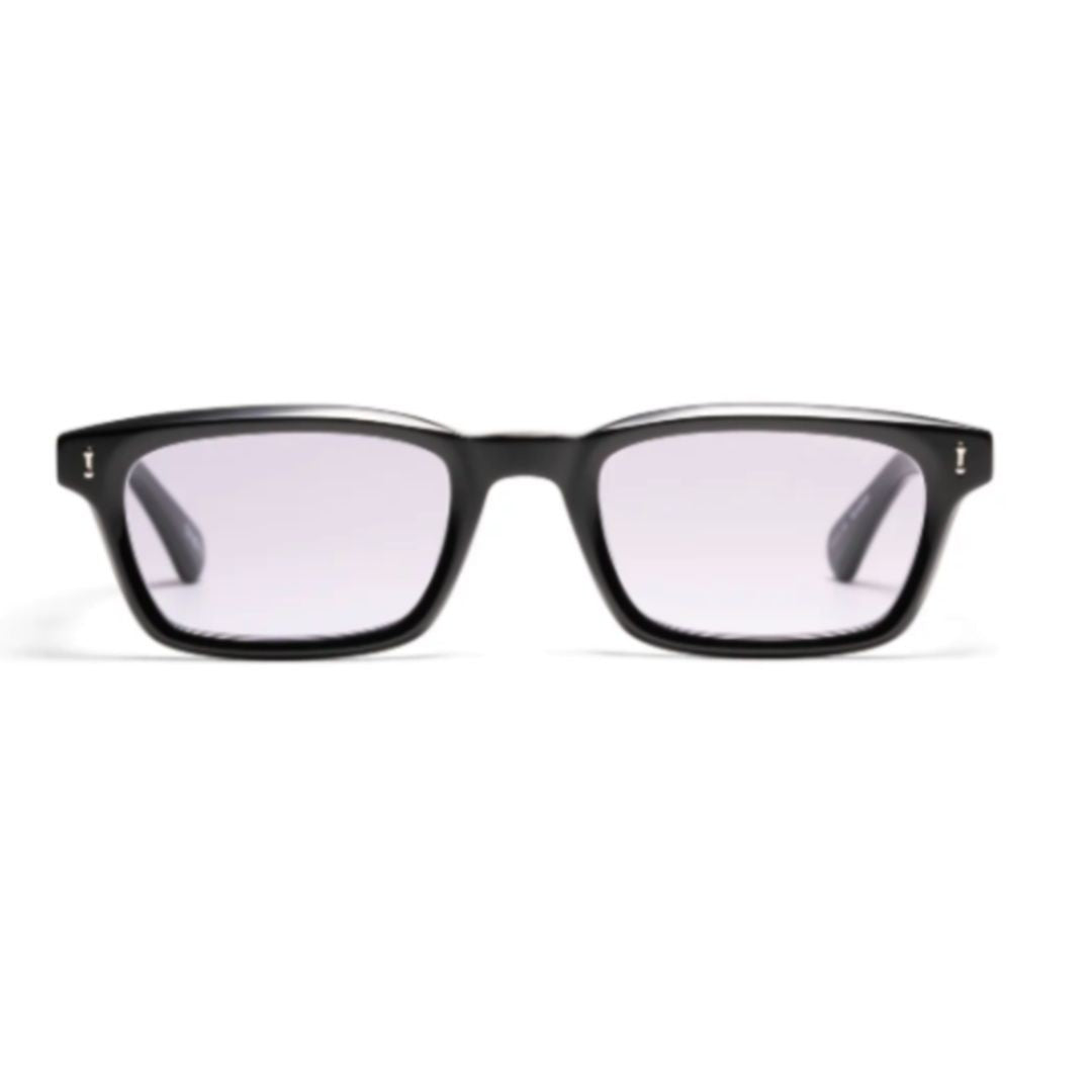 Peter And May S116 Self Exotic Rectangular Acetate Sunglasses With Gradient Lenses
