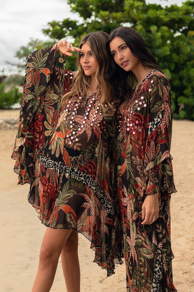 Miss June Ximena Short Kaftan
