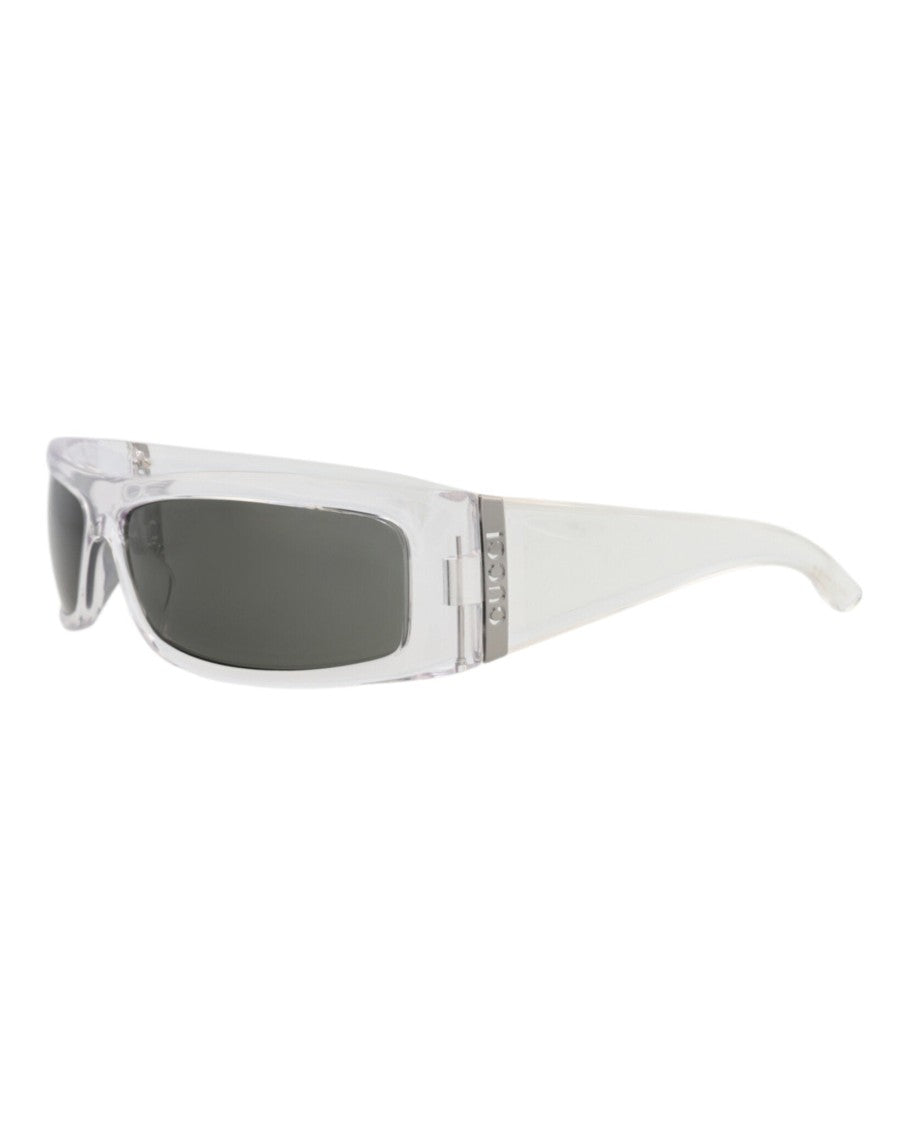 Gucci Shield-Frame Injection Sunglasses