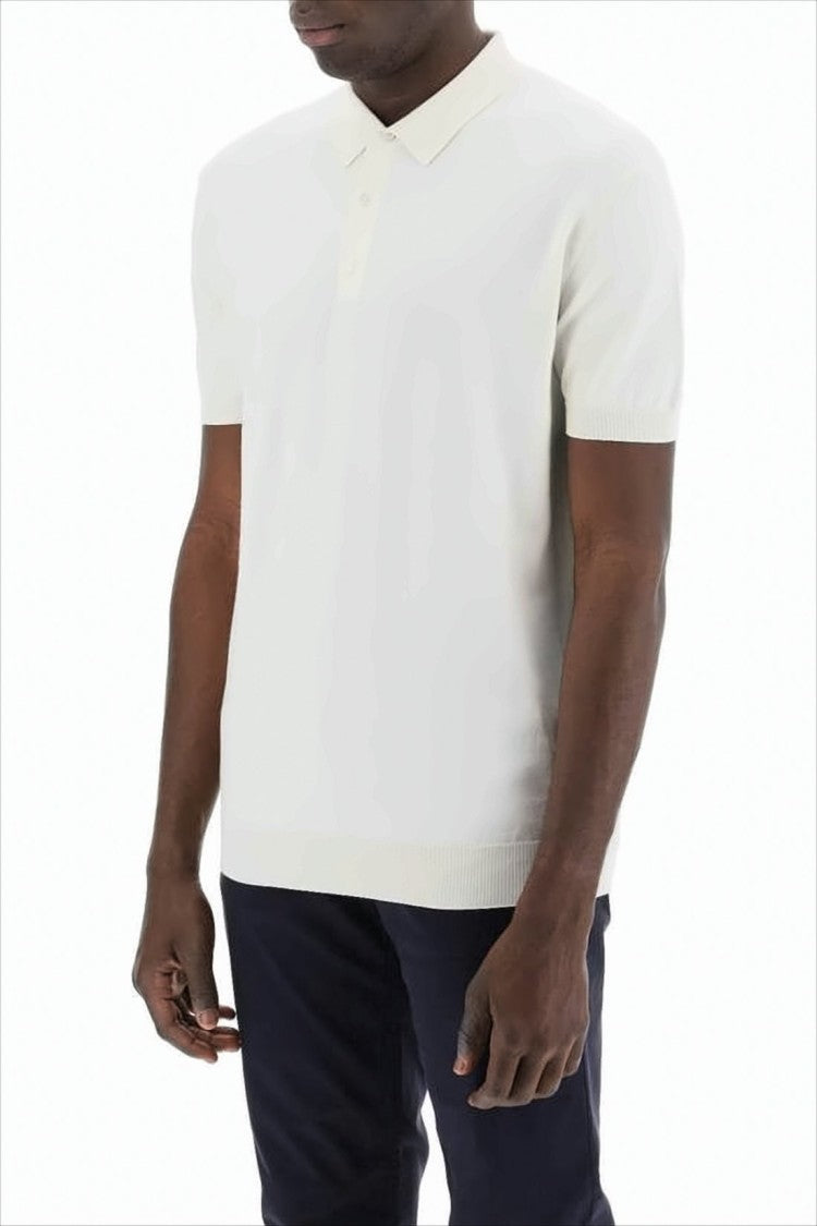 Baracuta Classic Short-Sleeved Polo Shirt With Minimalist Design