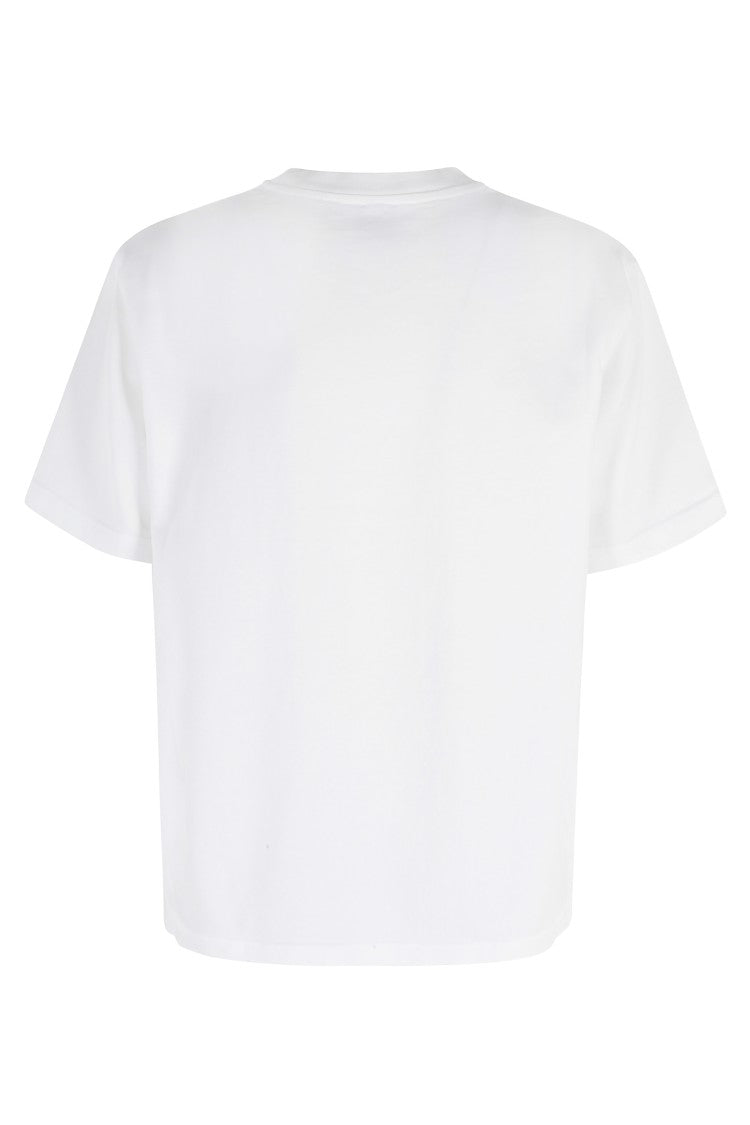 Casablanca White Tennis Club Icon Front-Printed Cotton T-Shirt
