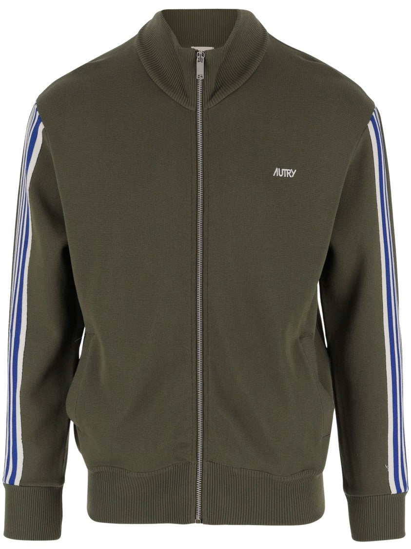 Autry Viscose Blend Sweatshirt With Logo