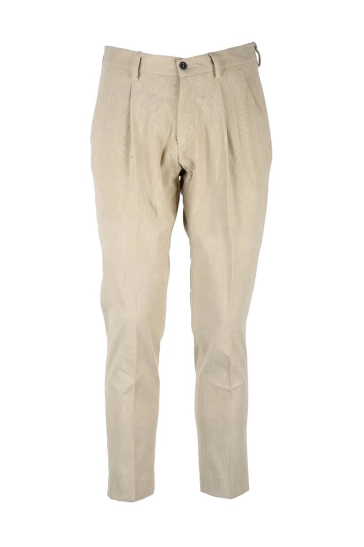 Anto Napoli Classic Tailored Fit Trousers - Beige