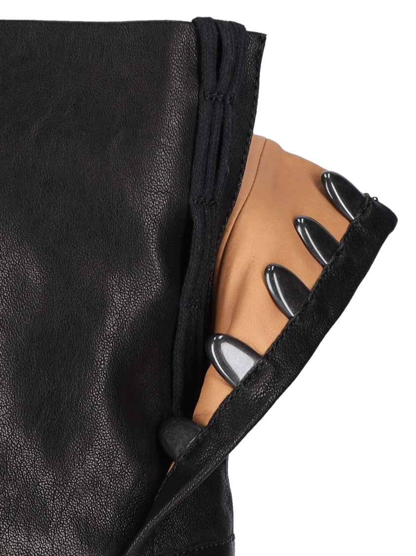 Maison Margiela Black Nubuck Leather Tabi Boots