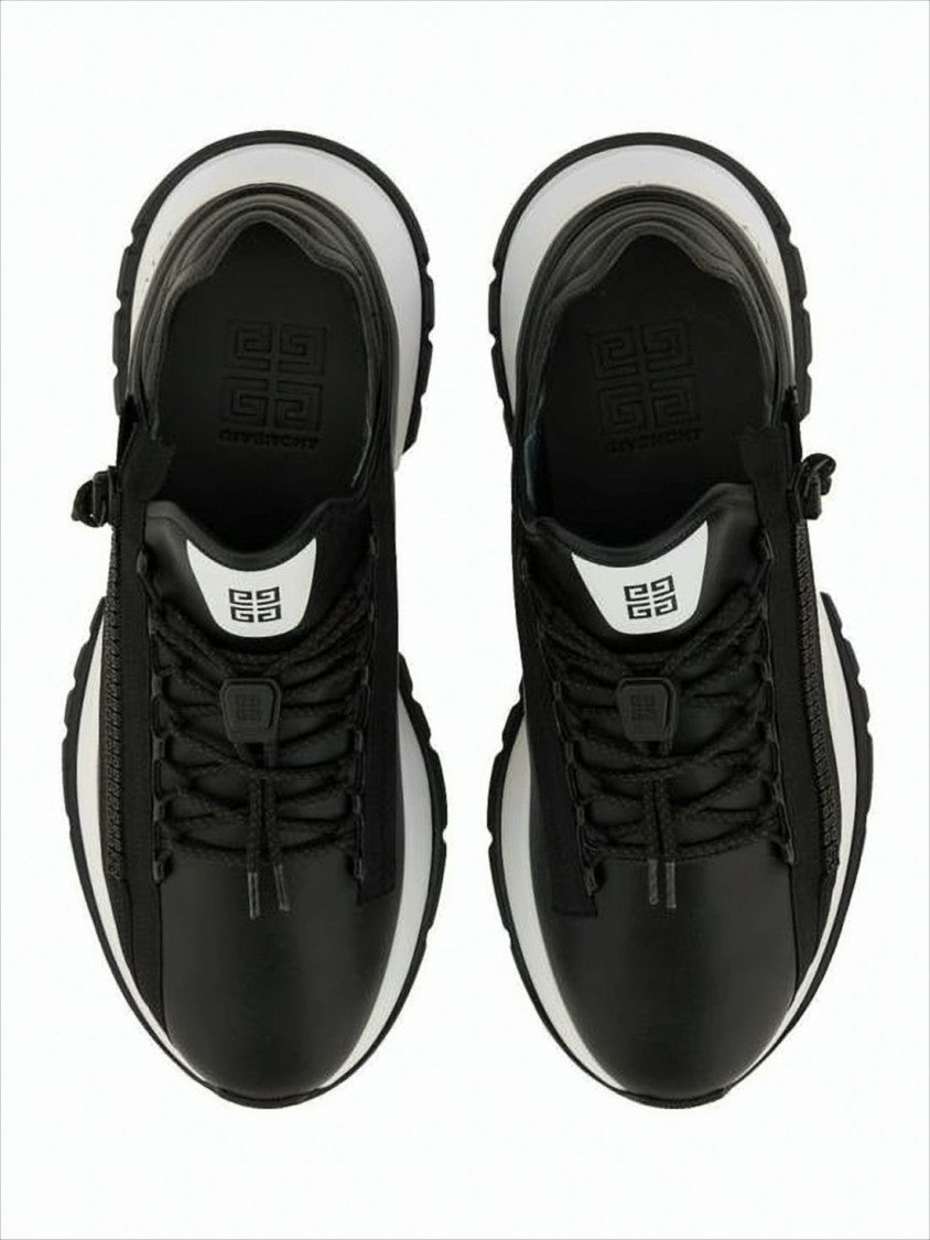 Givenchy Black Sneakers With Side Zipper