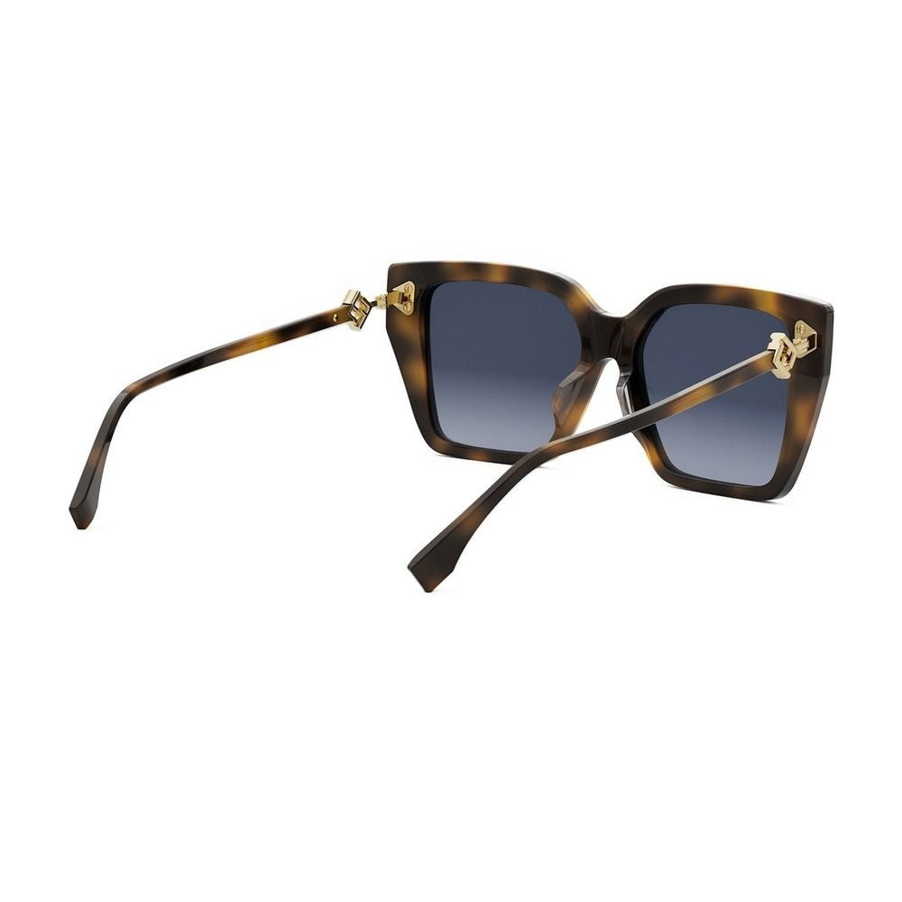 Fendi Ff Diamonds Oversized Square Ff Diamonds Sunglasses