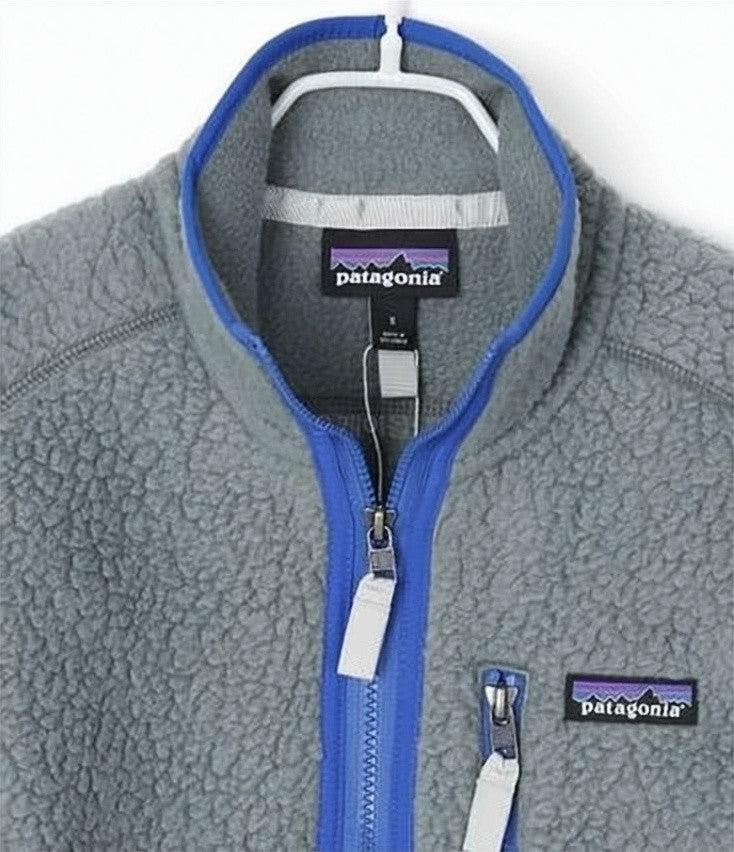 Patagonia Textured Fleece Vest With Zippered Pockets