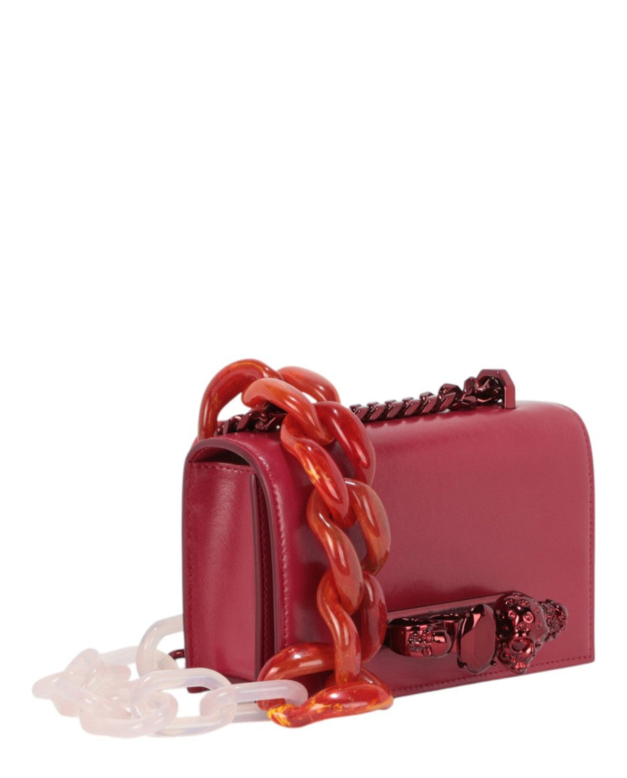 Alexander Mcqueen Mini Jeweled Knuckle Shoulder Bag