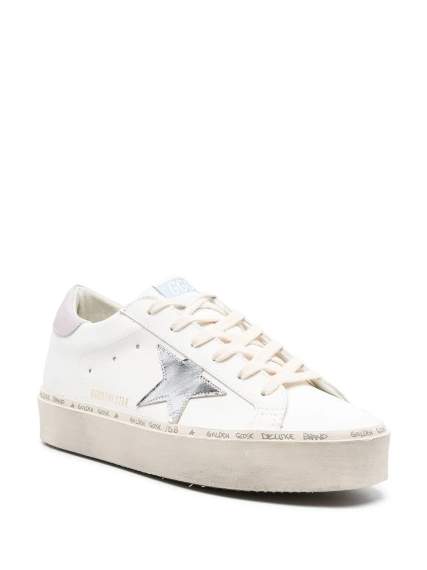 Golden Goose White Leather Sneakers
