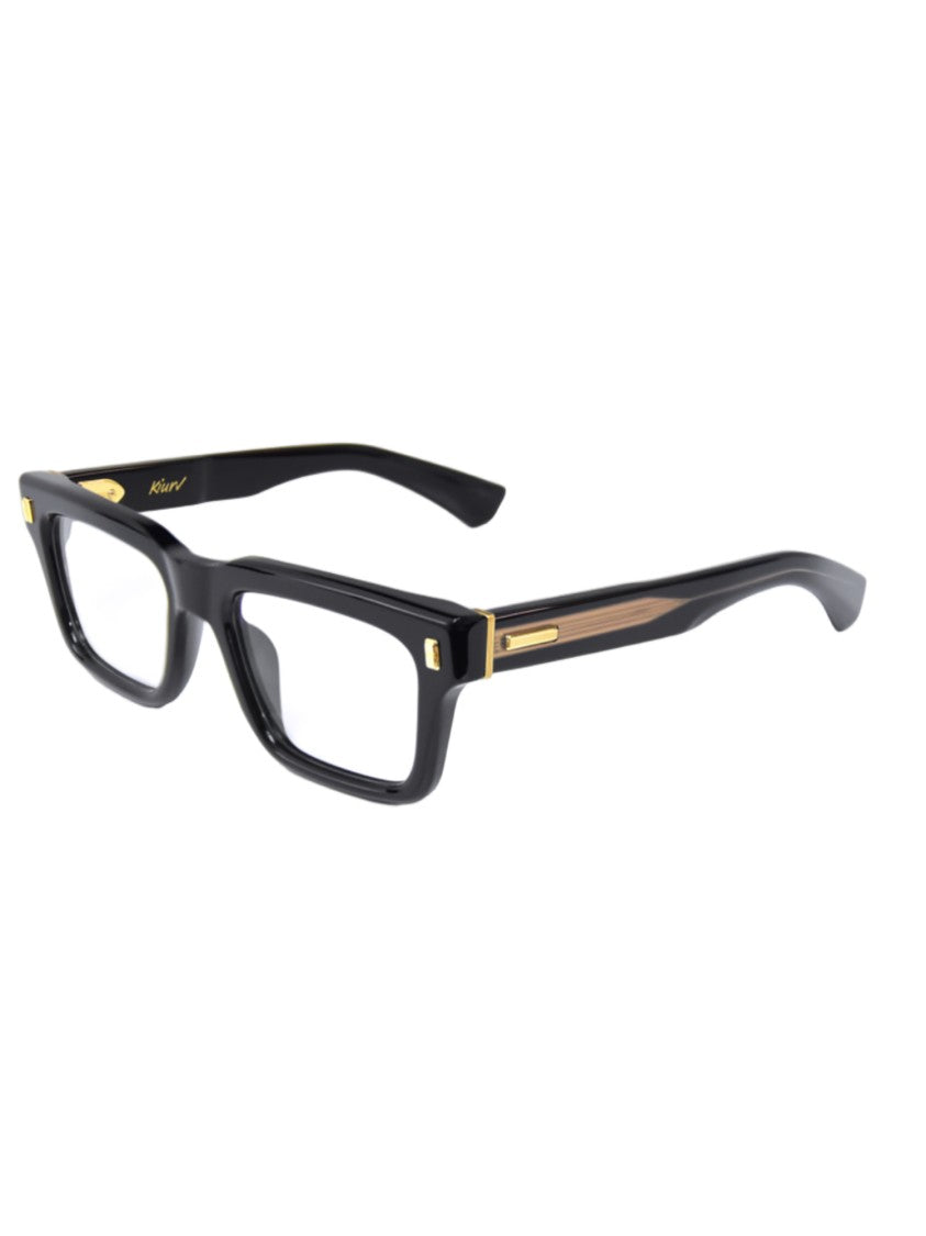 Kiurv Black Acetate Celluloid 150 Mm Optical Frames