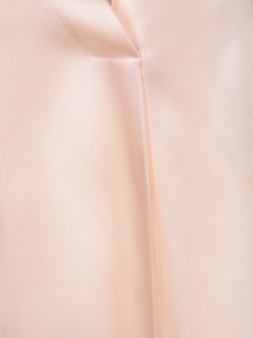 Blanca Vita Silk Blend Top With Flattering Fit And Flowing Silhouette