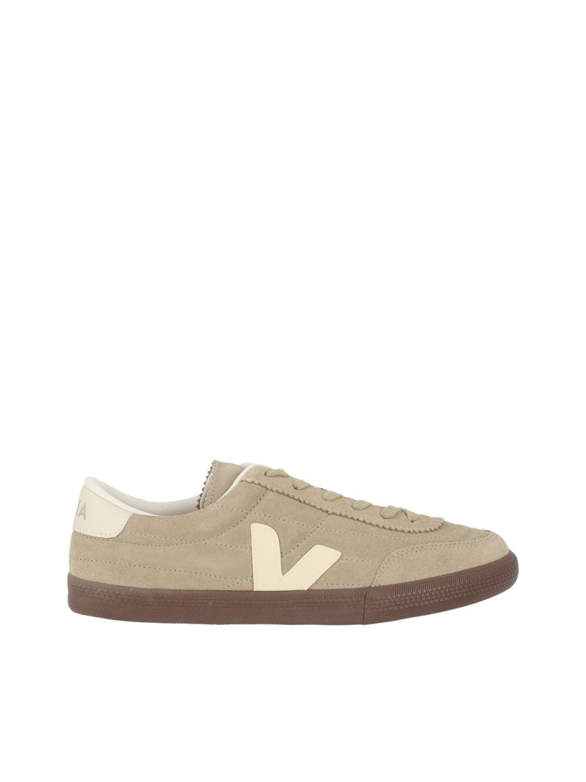 Veja Taupe Panenka Suede Low-Top Sneakers