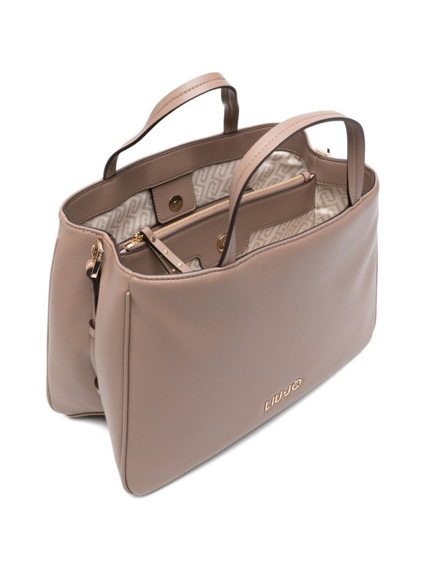 Liu Jo Mocha Brown Smooth Shoulder Bag
