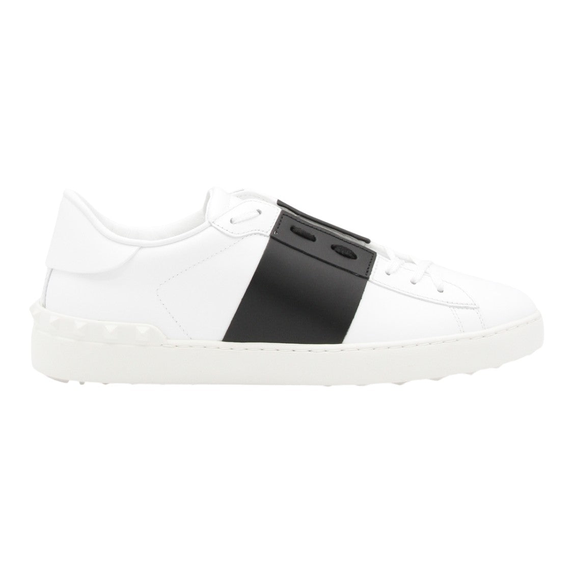 Valentino Garavani Low-Top Sneakers With Bold Black Strap
