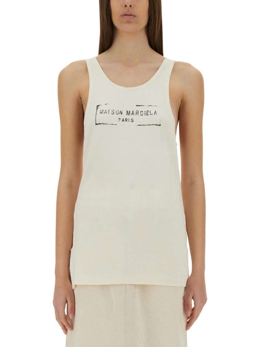 Maison Margiela Scoop Neck Slim-Fit Tank Top