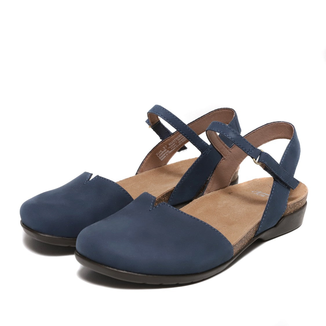 Dansko Sports Slingback In Blue Nubuck