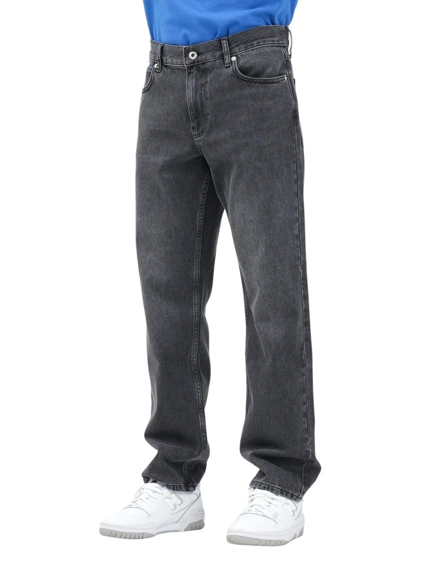 Karl Lagerfeld Grey Cotton Jeans