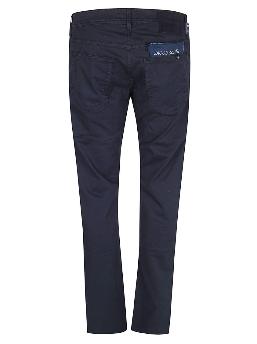Jacob Cohen Super Slim Fit Stretch Denim Jeans With Signature Details