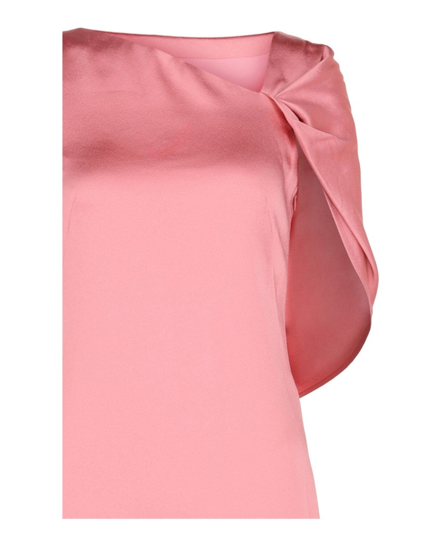 Givenchy Asymmetric Draped Midi Dress