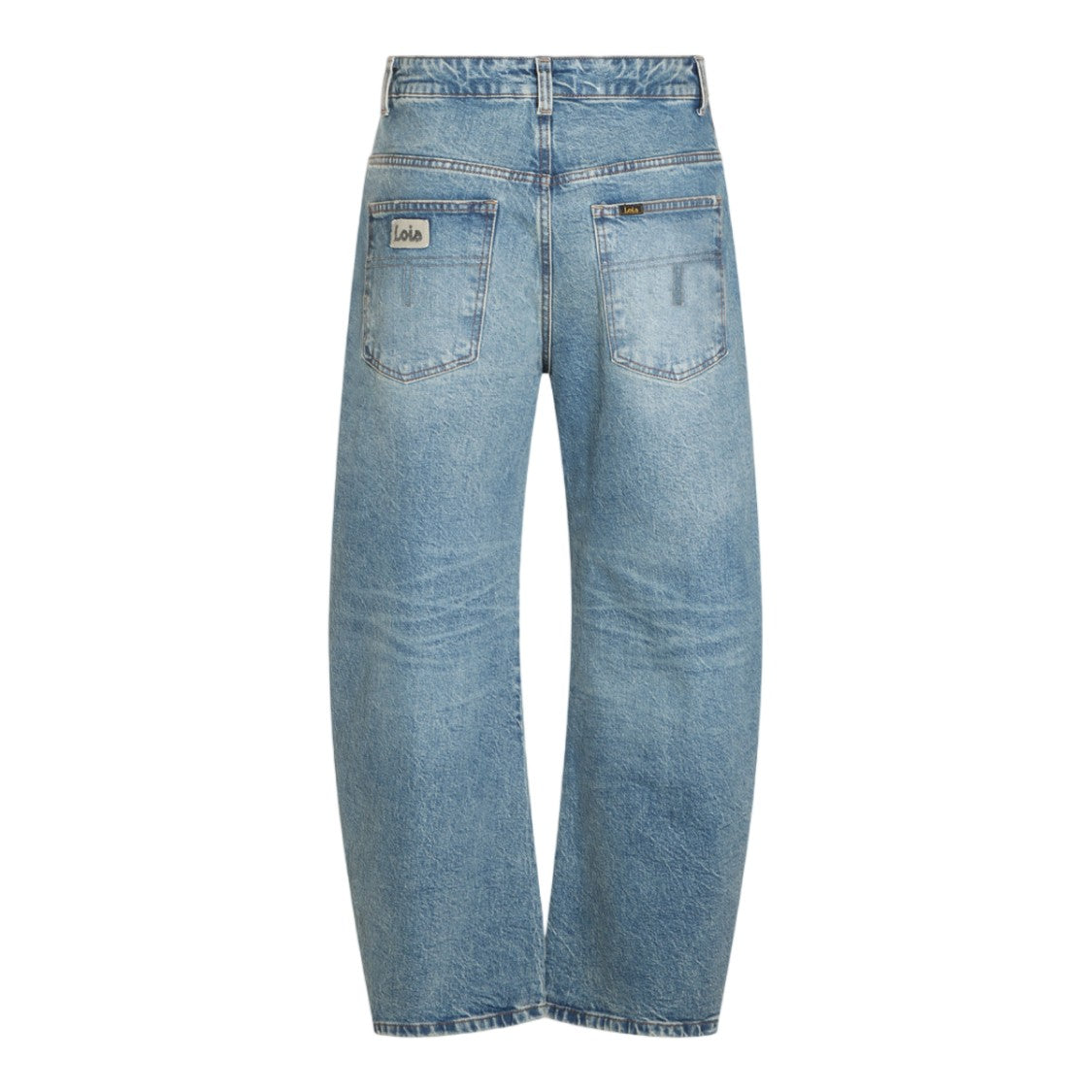 Lois Jeans Light Blue High-Waist Straight-Leg Jeans