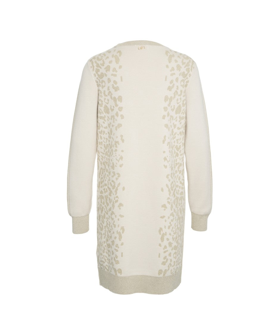 Liu Jo Animal Print Midi Dress