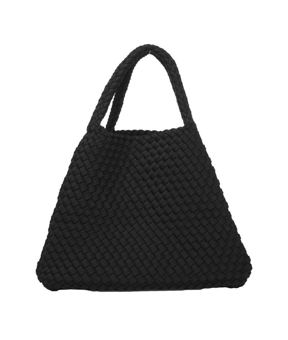 Marrea Neoprene Shopper With Metallic Accents