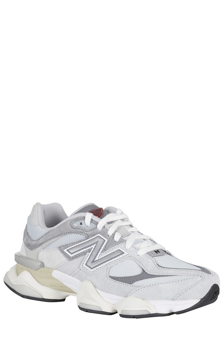 New Balance Gray Lifestyle U9060 Lateral Logo Leather Rubber Sneakers