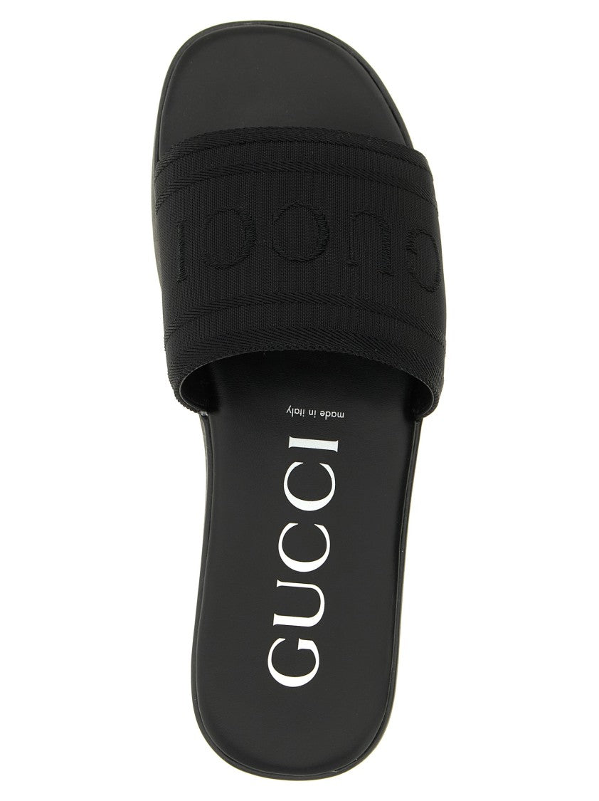 Gucci Jacquard Logo Slides