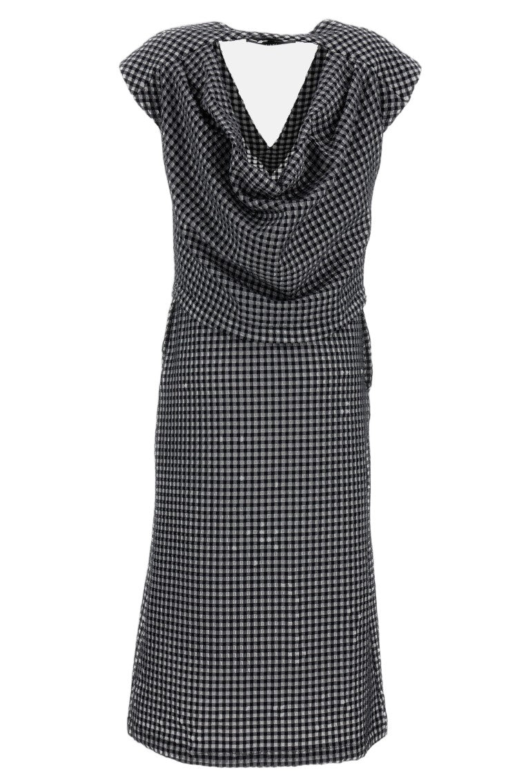 Irie' Multicolour Pattern Dress With Dynamic Visual Appeal