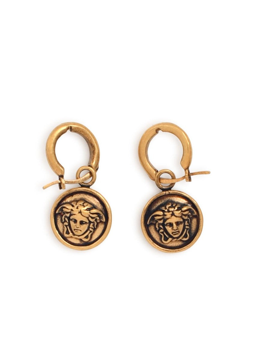 Versace 'Medusa' Brass Earrings