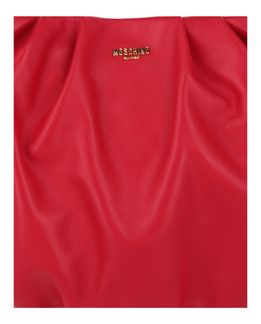 Moschino Mini Lettering Laminated Shoulder Bag