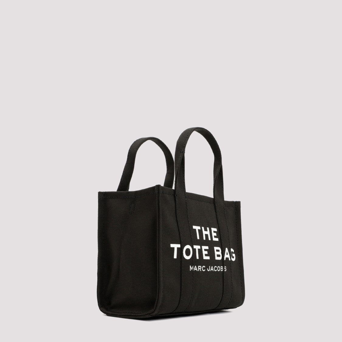 Marc Jacobs Black Cotton The Small Tote Bag