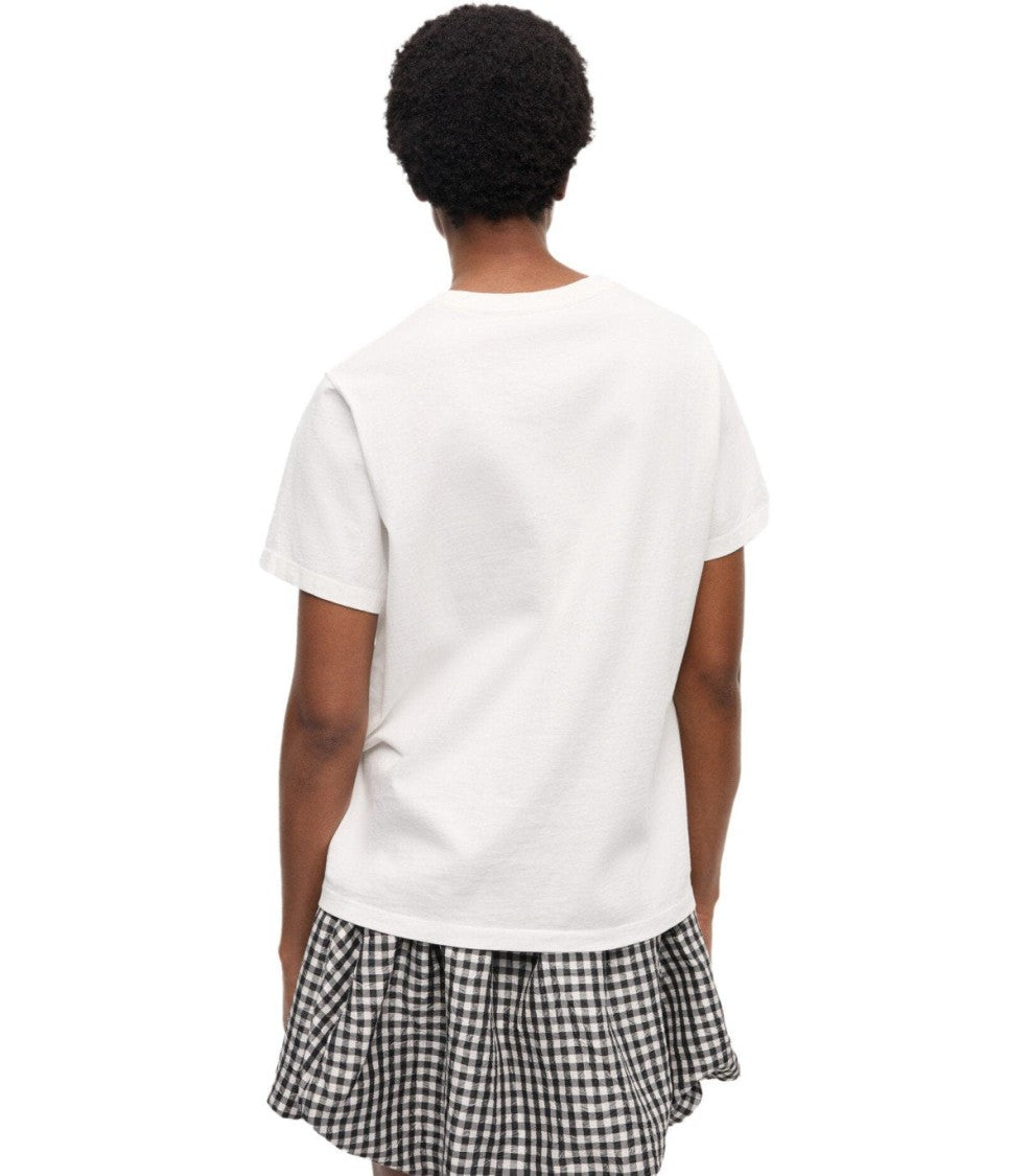 Ganni Animals White T-Shirt