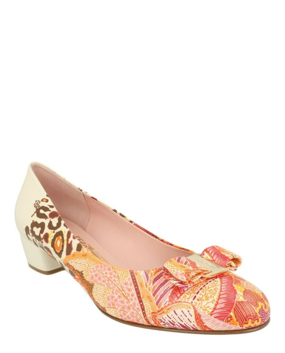 Ferragamo Vara Leather Pumps - Narrow Width