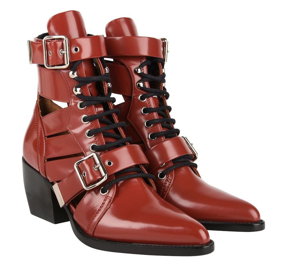 Chloé Rylee Medium Cut-Out Boots