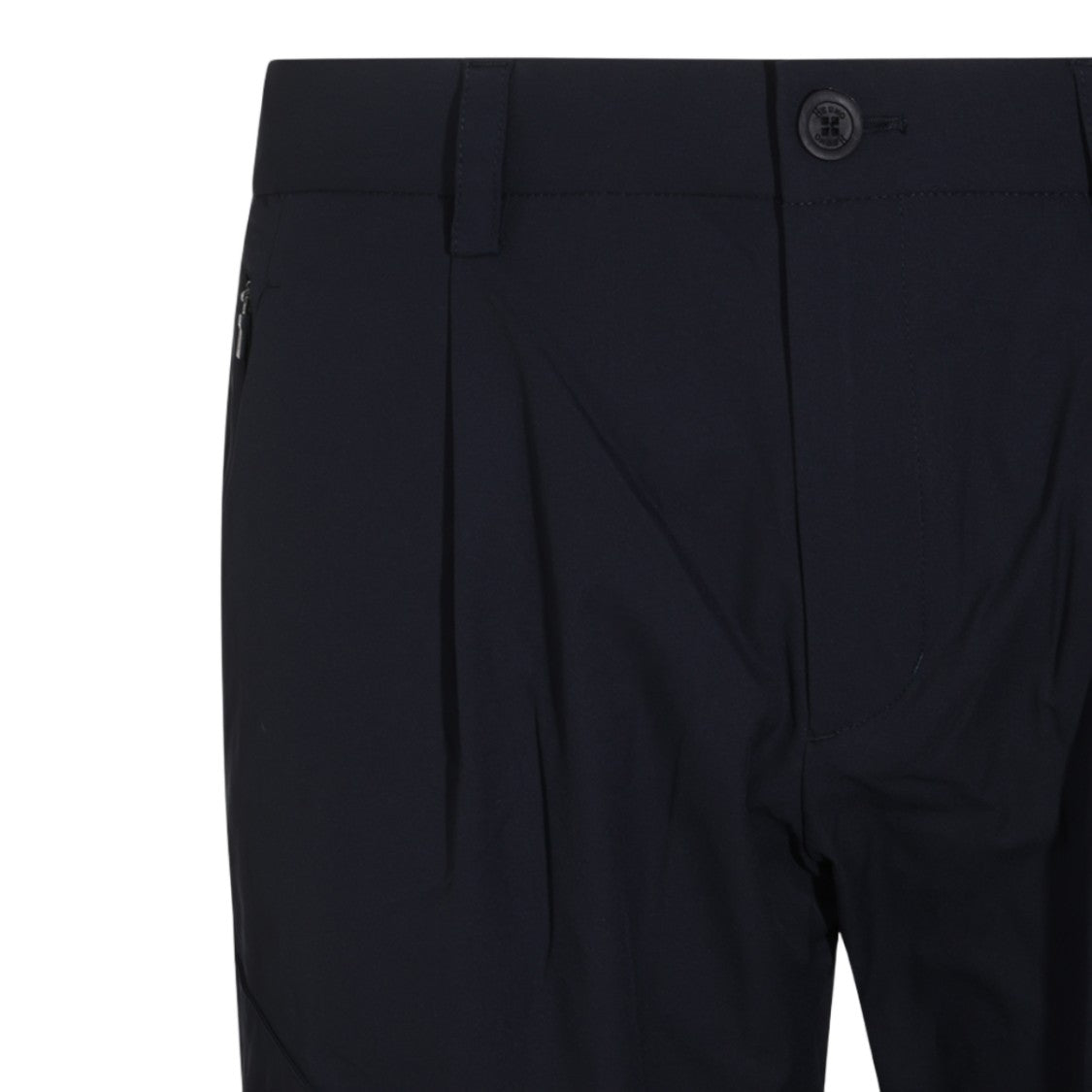Herno Tailored Elasticated Waistband Straight-Leg Pants