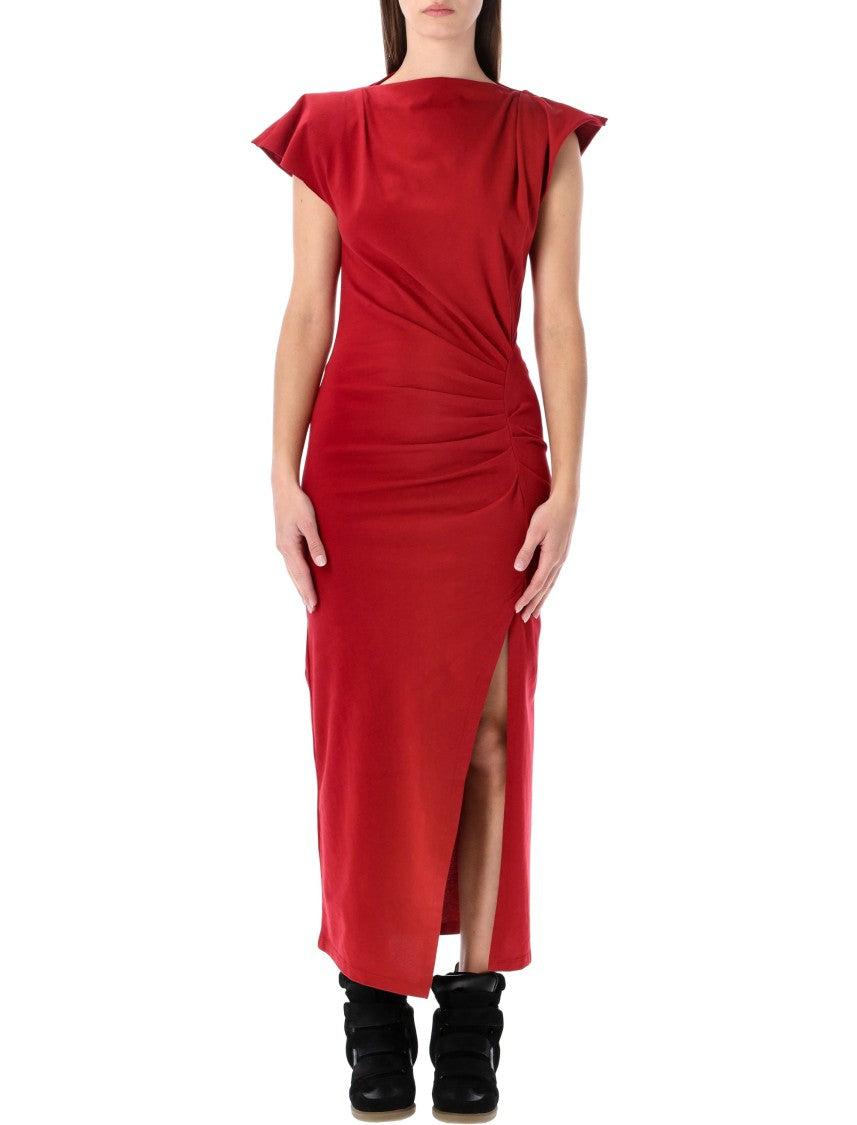 Isabel Marant Étoile Nadela Cotton Draped Maxi Dress