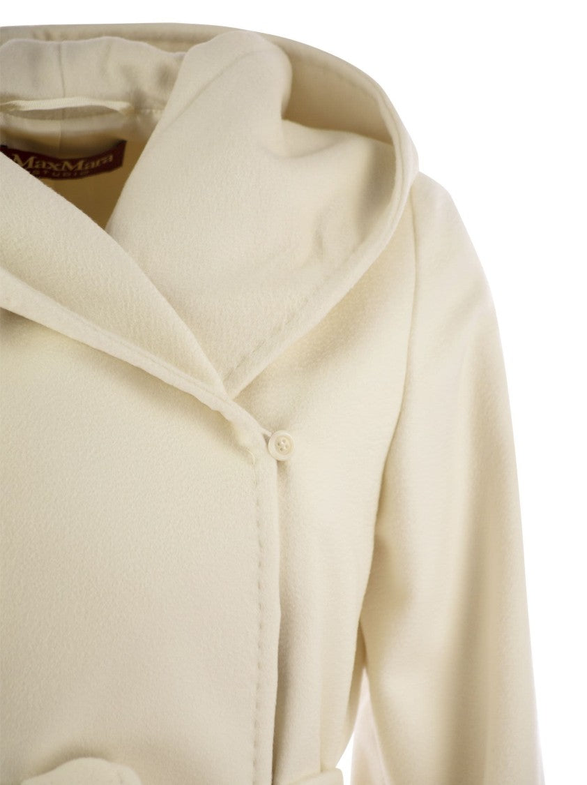 Max Mara Newmang - Wool Coat With Hood