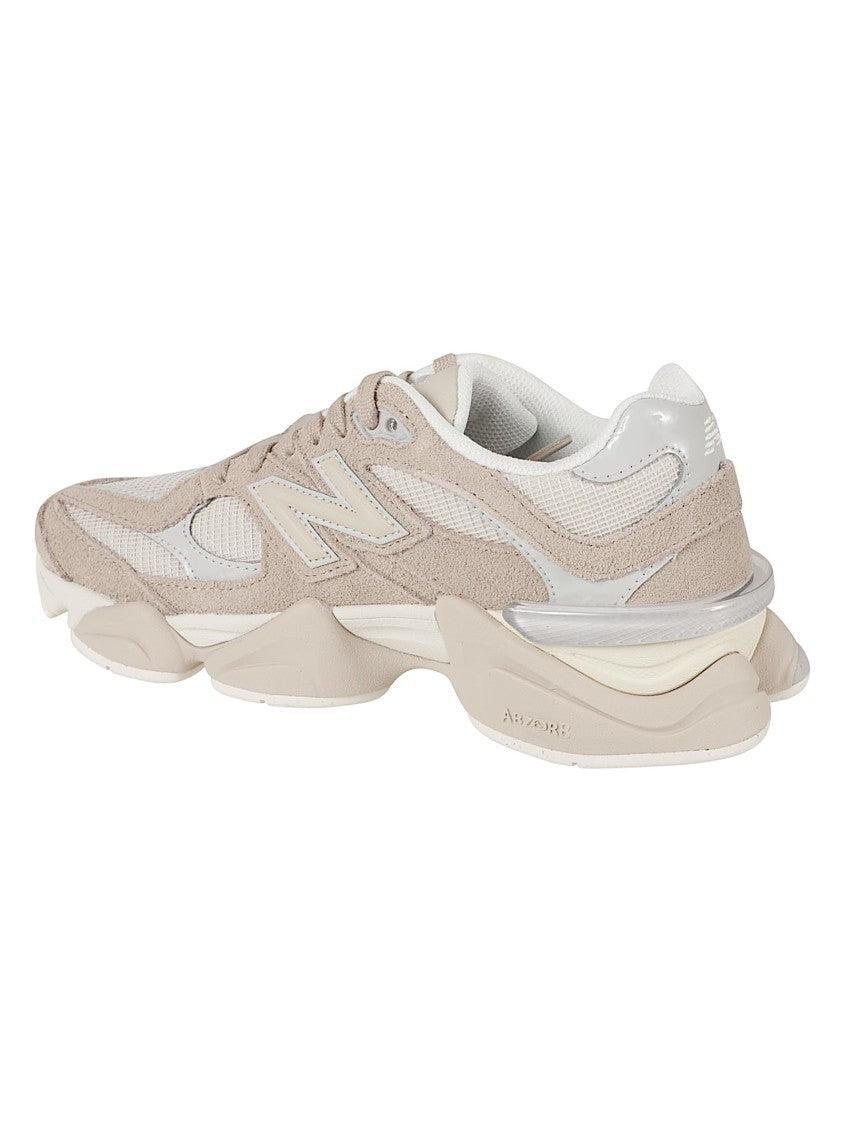New Balance Layered Suede And Mesh Sneakers With Chunky Sole
