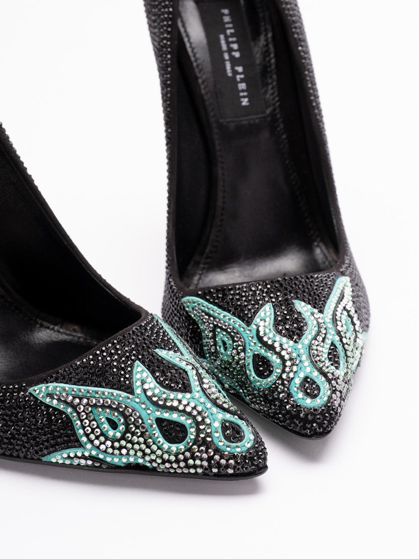 Philipp Plein Pointed Toe High Heel Pumps
